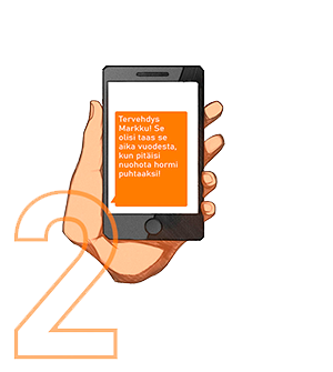 Nuohousmuistutus, jonka asiakas saa vuosittain